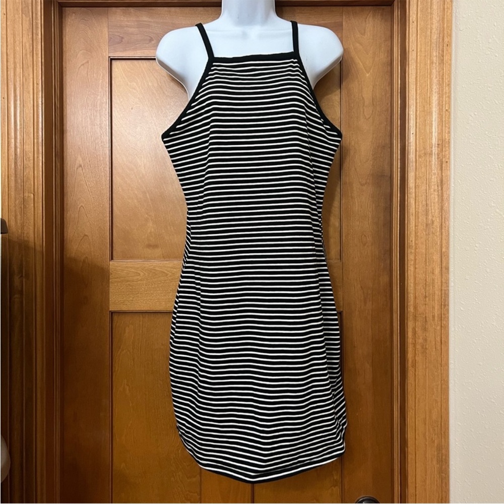 Square neck sleeveless bodycon dress by Express